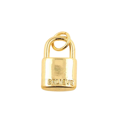 Believe padlock